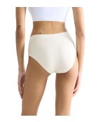 Go Daily Cotton Midi-Slip aus weißer Seide