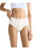 Go Daily Cotton Midi-Slip aus weißer Seide