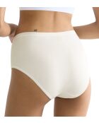 Go Daily Cotton Midi-Slip aus weißer Seide