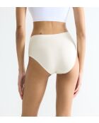 Go Daily Cotton Midi-Slip aus weißer Seide