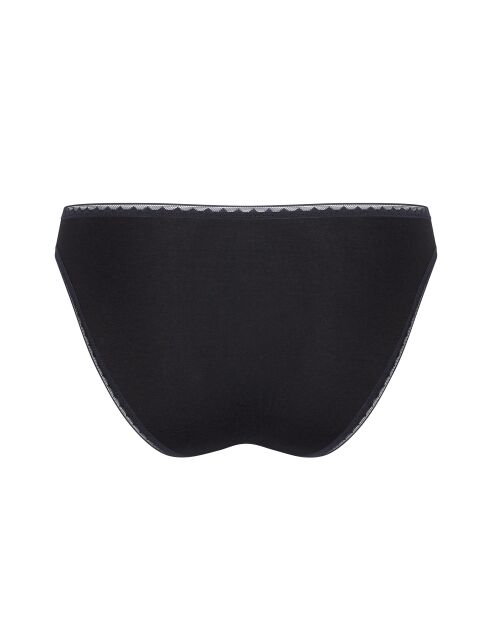 Set di 2 slip neri Go H Tai a taglio alto
