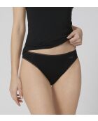 Set di 2 slip neri Go H Tai a taglio alto
