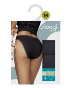 Set di 2 slip neri Go H Tai a taglio alto