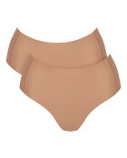 Pack 2.0 de bragas de cintura alta Nostalgic Brown Zero Feel 2.0