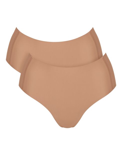 Pack 2.0 de bragas de cintura alta Nostalgic Brown Zero Feel 2.0