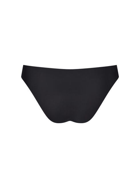 S By Superb Bikini-Höschen mit hohem Ausschnitt, schwarz