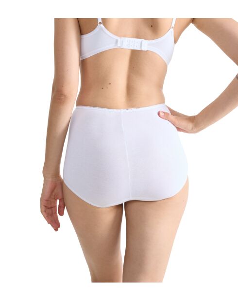 Braguita blanca maxi de algodón 24/7
