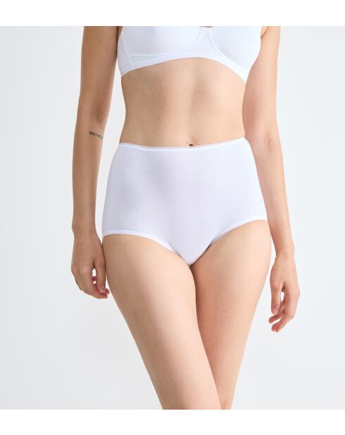 Braguita blanca maxi de algodón 24/7