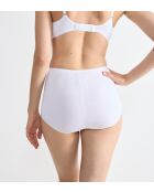 Braguita blanca maxi de algodón 24/7
