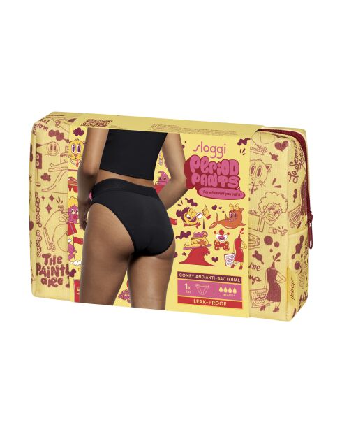 Tai Heavy zwarte menstruatieslipje