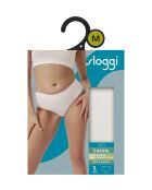 Weiße Go Casual H Midihose aus Seide