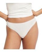 Set di 2 mutandine Go Brazil in seta bianca