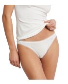 Set di 2 slip a vita bassa Go Mini in seta bianco