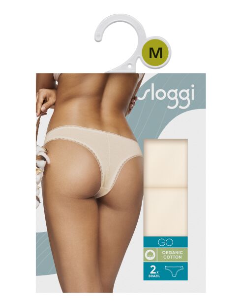Set aus 2 Go H Brazil Slips Fresh Powder