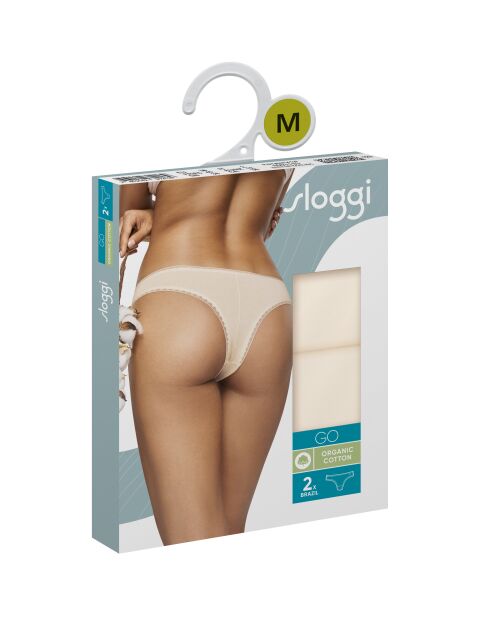Set aus 2 Go H Brazil Slips Fresh Powder