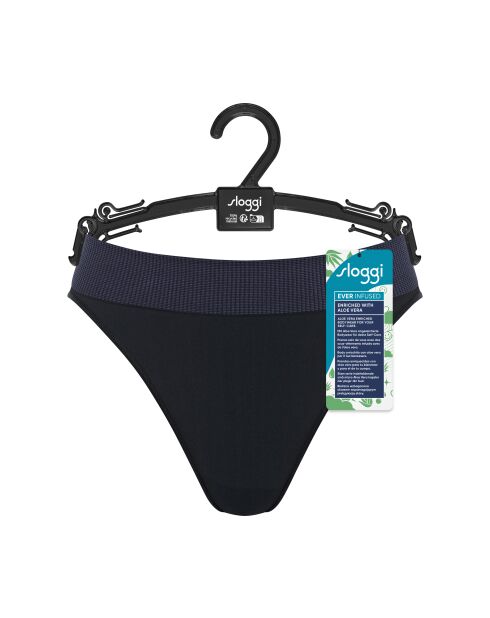 Braguita negra de pierna alta Ever Infused Aloe