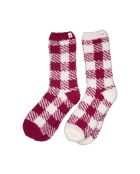 Lot de 2 paires de chaussettes rouges