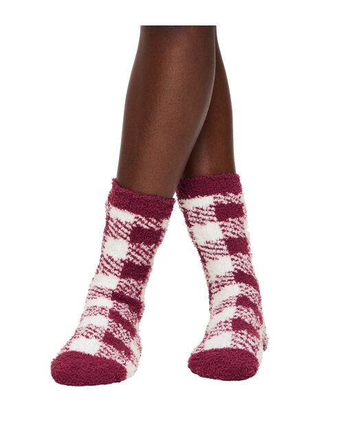 Lot de 2 paires de chaussettes rouges