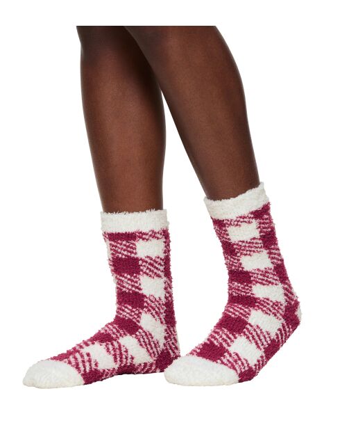 Lot de 2 paires de chaussettes rouges