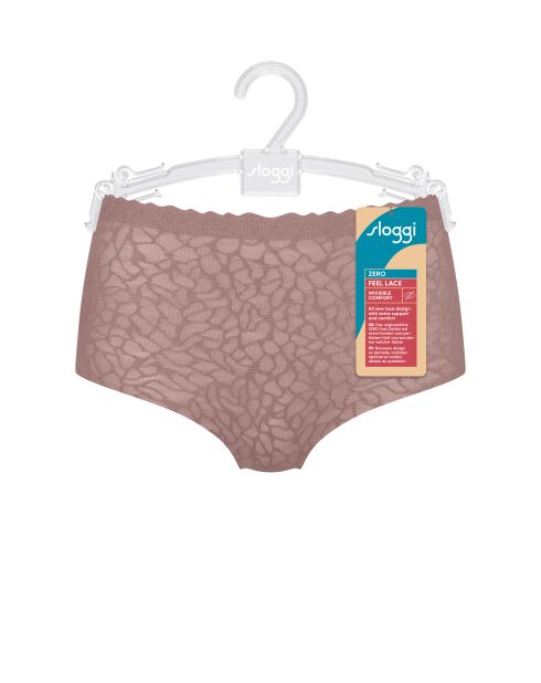 Slip a vita alta Zero Feel Lace 2.0 cacao