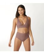 Slip a vita alta Zero Feel Lace 2.0 cacao