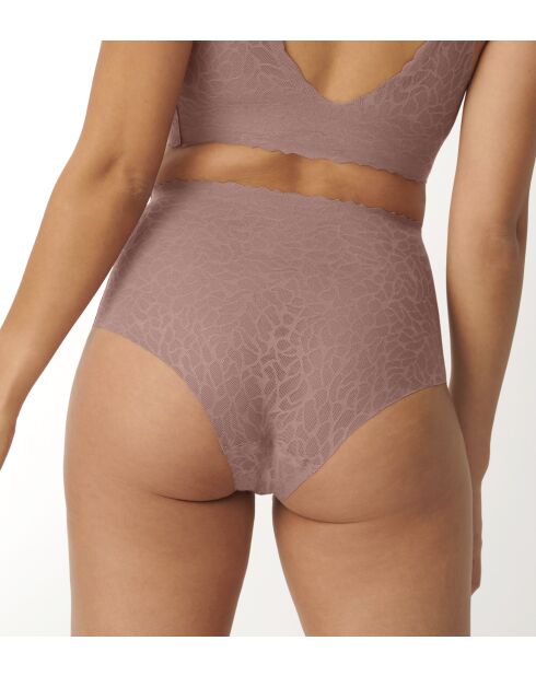 Slip a vita alta Zero Feel Lace 2.0 cacao