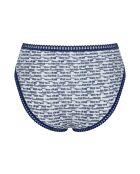 Set di 3 mutandine a gamba alta Go Crush, blu chiaro/blu e bianco