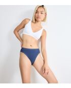 Set di 3 mutandine a gamba alta Go Crush, blu chiaro/blu e bianco