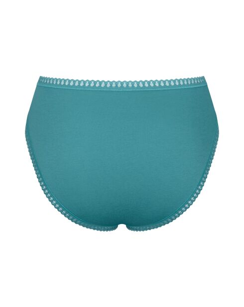 Set di 3 mutandine a gamba alta Go Crush, blu cielo/turchese/azzurro chiaro