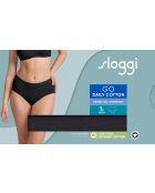 Slip Go Daily Cotton Midi neri