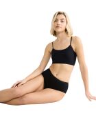 Slip Go Daily Cotton Midi neri