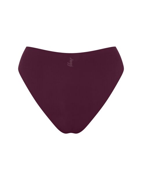 Slip échancré Zero Feel 2.0 High Leg bordeaux