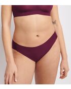Slip échancré Zero Feel 2.0 High Leg bordeaux