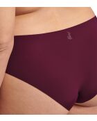 Slip échancré Zero Feel 2.0 High Leg bordeaux