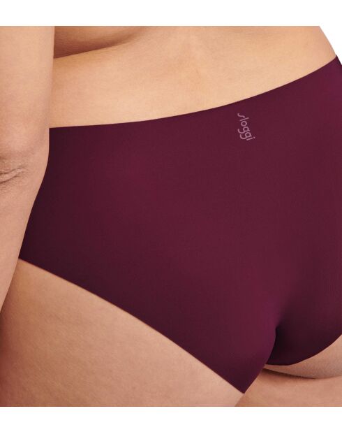 Slip échancré Zero Feel 2.0 High Leg bordeaux