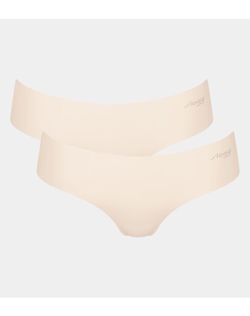 Confezione da 2 slip hipster Zero Microfibre 2.0 nude