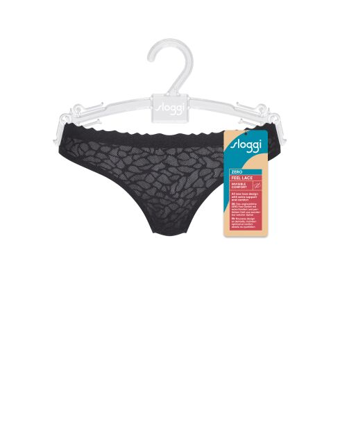 Slip nero Zero Feel Lace 2.0 Brazil