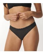 Slip nero Zero Feel Lace 2.0 Brazil