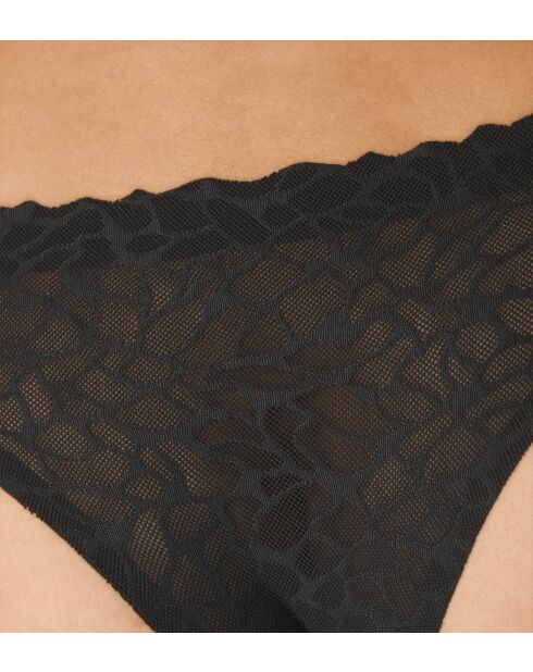 Slip nero Zero Feel Lace 2.0 Brazil