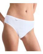 24/7 Cotton Tai weißer, hochgeschnittener Slip
