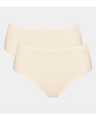 Confezione da 2 mutandine Go High Waist Fresh Powder