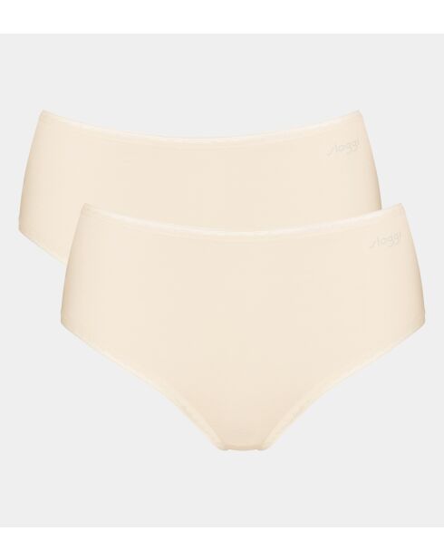 Confezione da 2 mutandine Go High Waist Fresh Powder
