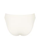 Set di 2 slip Go Tai a taglio alto in seta bianca
