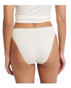 Set di 2 slip Go Tai a taglio alto in seta bianca