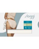 Set di 2 slip Go Tai a taglio alto in seta bianca