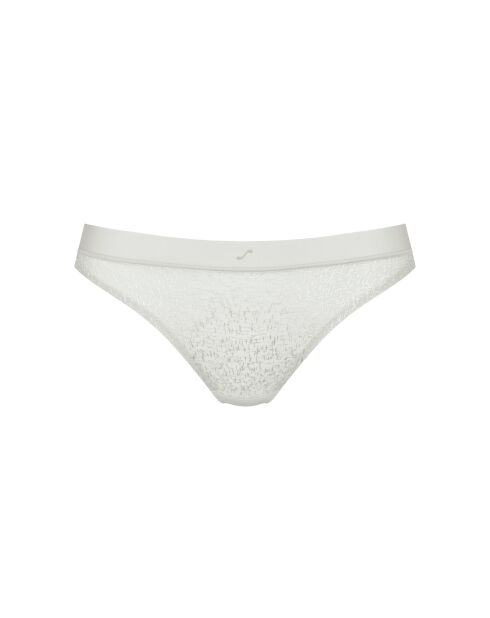 Culotte échancrée S By Superb Bikini gris pierre de lune