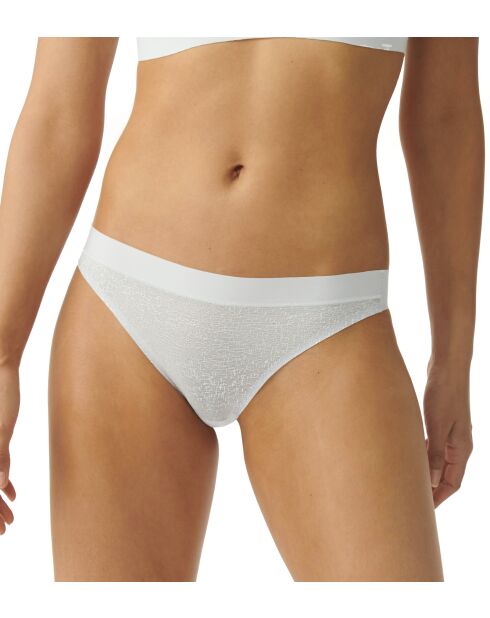 Culotte échancrée S By Superb Bikini gris pierre de lune