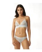 Culotte échancrée S By Superb Bikini gris pierre de lune