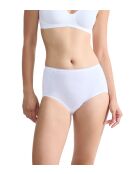 24/7 Midi-Midi-Slip aus Baumwolle in Weiß