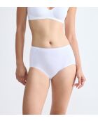 24/7 Midi-Midi-Slip aus Baumwolle in Weiß